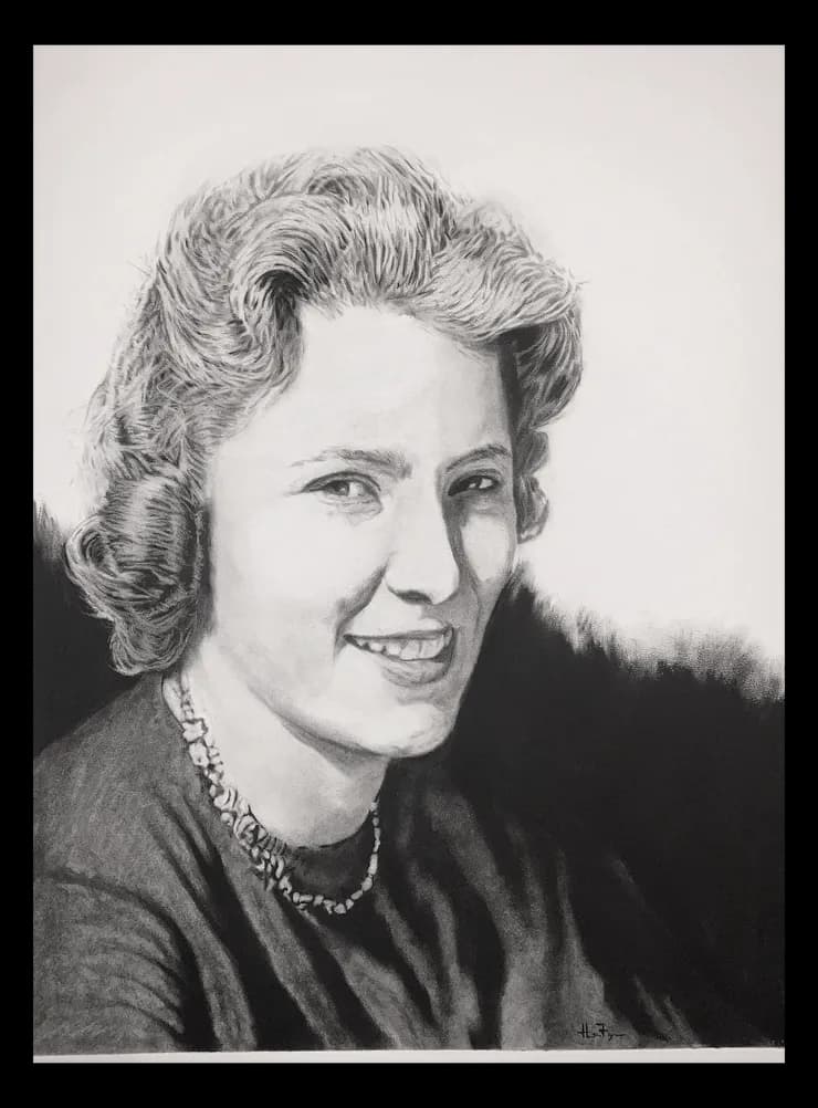 Hunter Flynn charcoal drawing 4